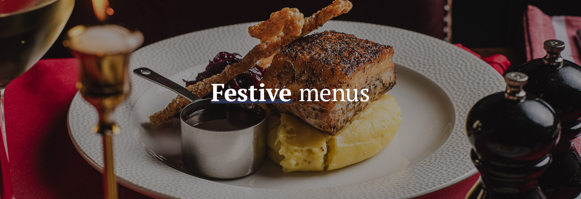 Festive Christmas Menu at The Forth Hotel 